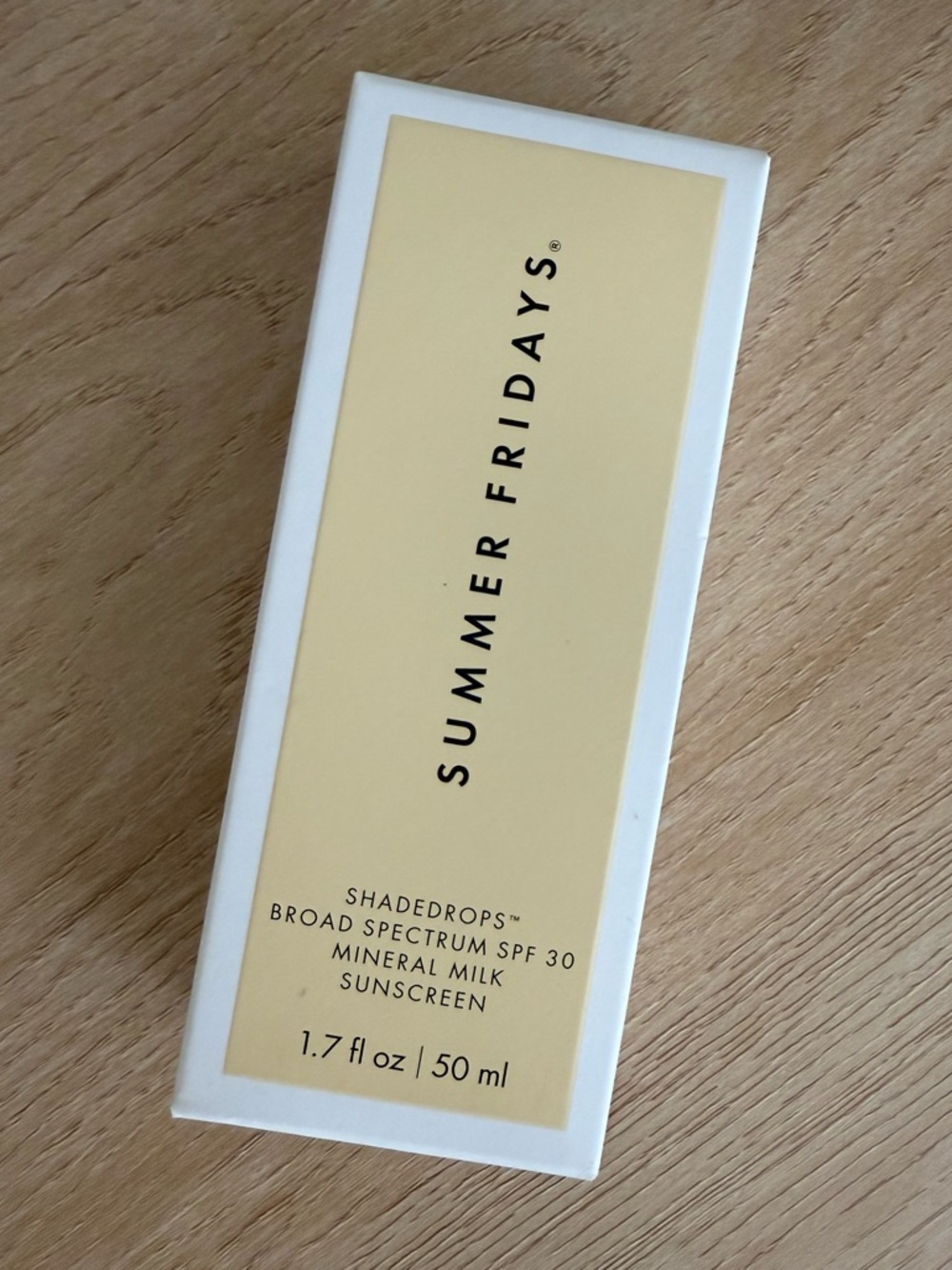 Summer Fridays Shadedrops Mineral Milk Sunscreen